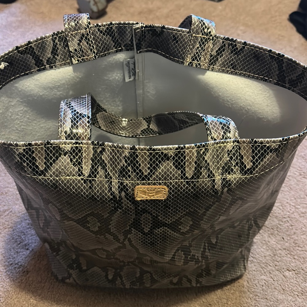 Consuela Snake Print Tote